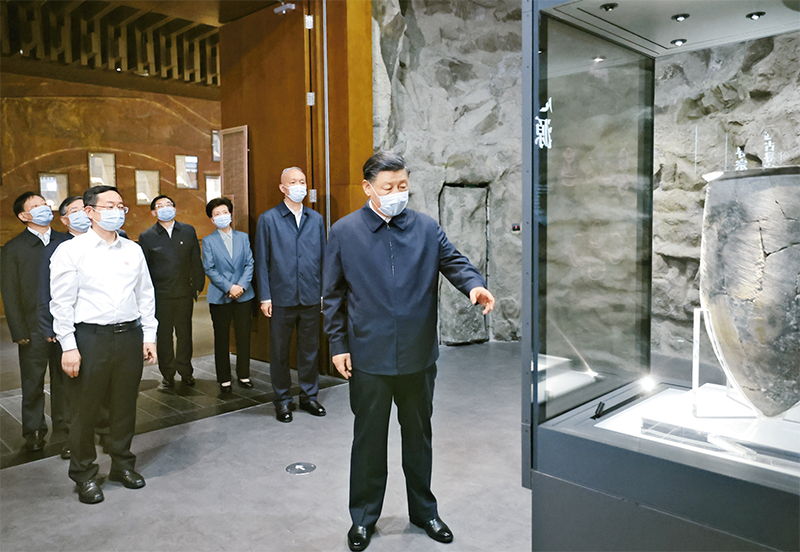 2023��6��2�����й���������ǡ�������ϯ�������ί��ϯϰ��ƽ�ڱ�����ϯ�Ļ�����������̸�Ტ������Ҫ������������̸��ǰ��ϰ��ƽ2���������й���ʷ�о�Ժ������ �»������ ����/��